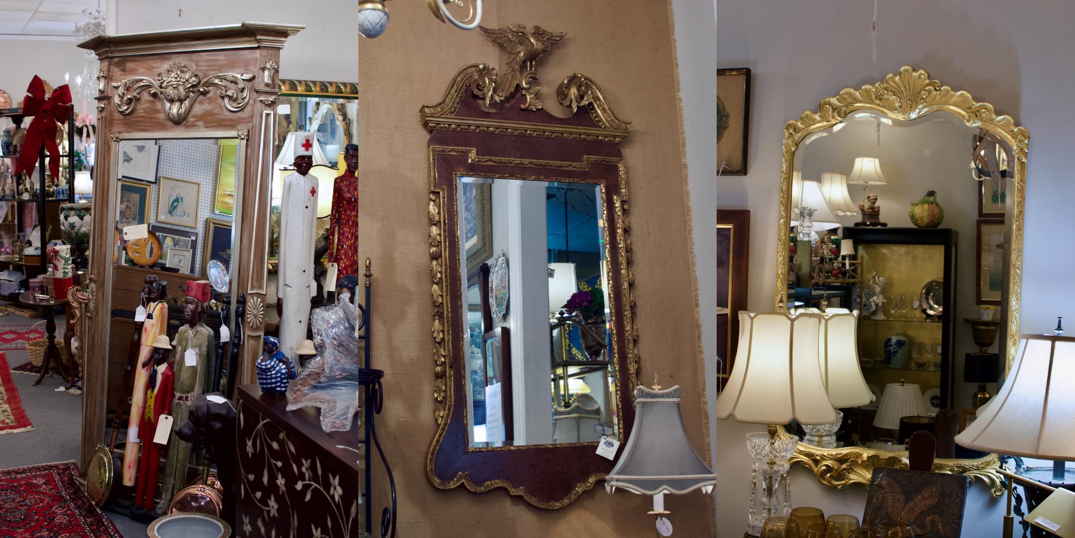 Mirrors for interior design. Raleigh, NC