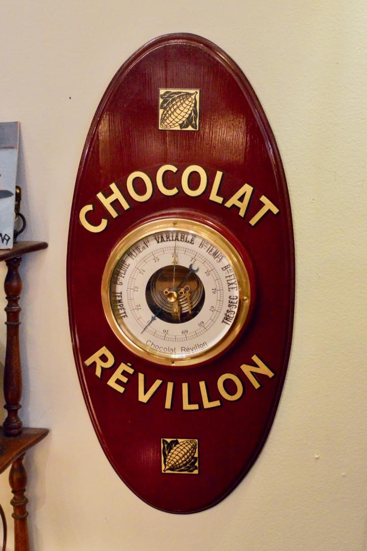 Shop Vintage French “Revillon” (chocolate) barometer | Hunt & Gather
