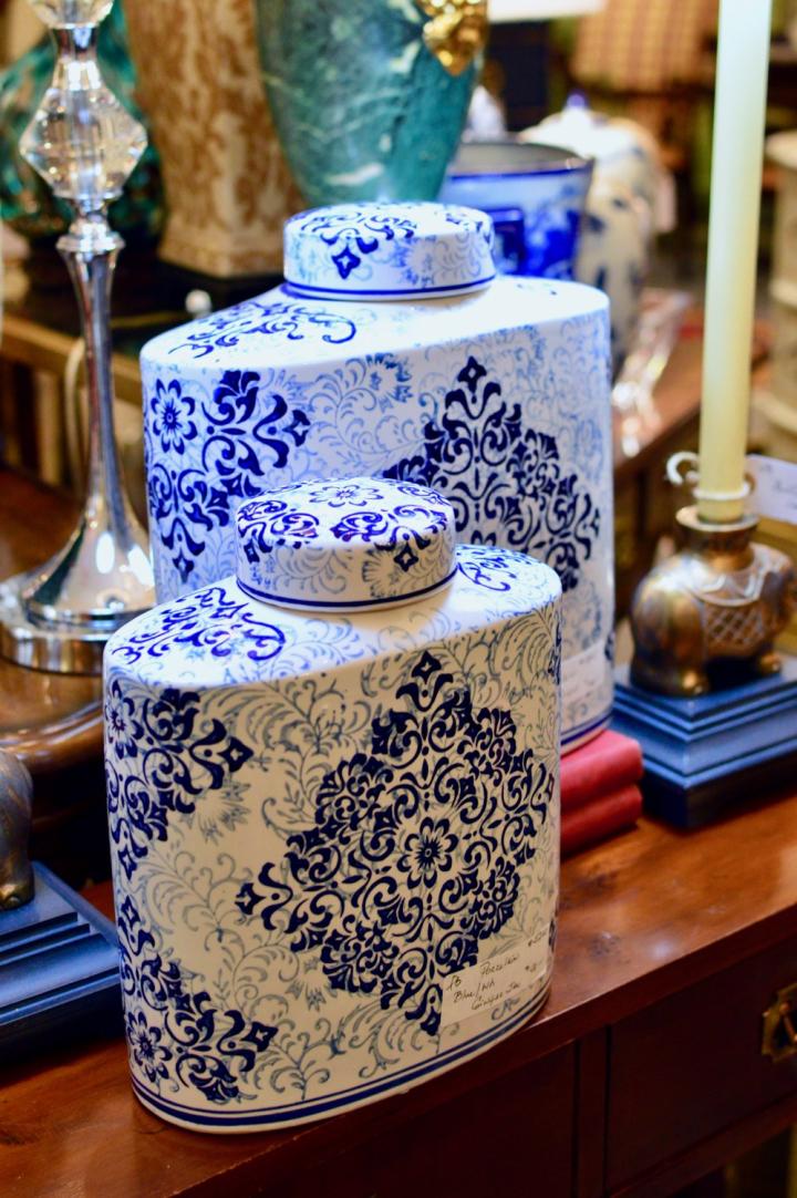 Shop Porcelain blue & white ginger jar | Hunt & Gather
