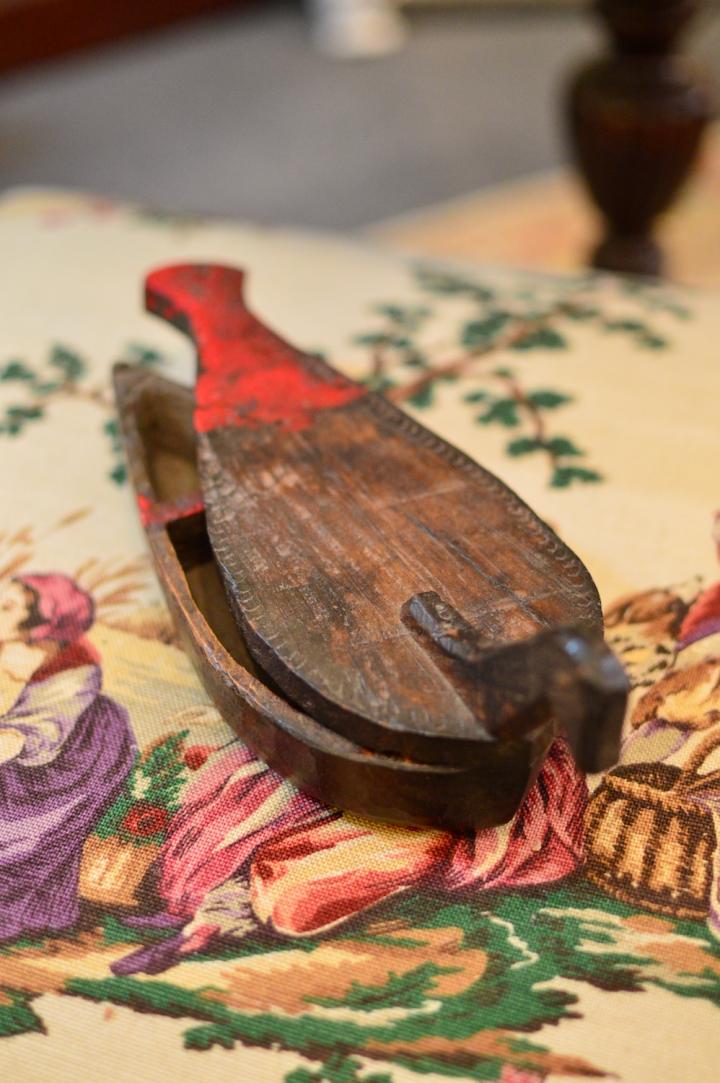 Shop Early 19th C. primitive wooden duck salt & pepper | Hunt & Gather