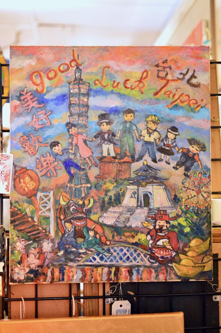 Shop “Good Luck Taipei” painting | Hunt & Gather