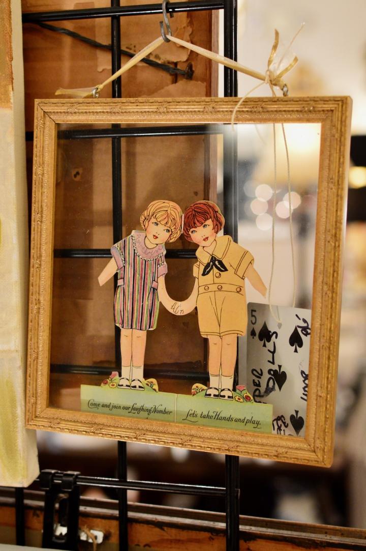 Shop Paper dolls in frame | Hunt & Gather