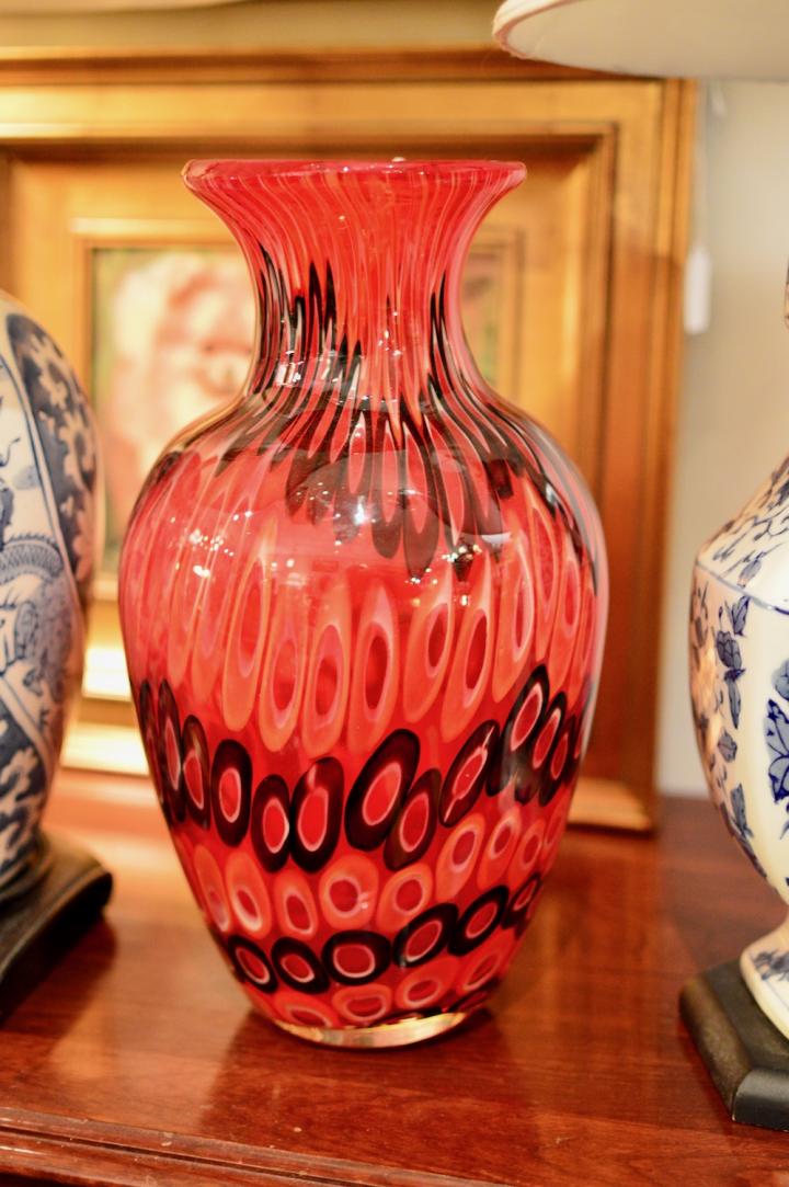 Shop Beautiful red glass vase | Hunt & Gather
