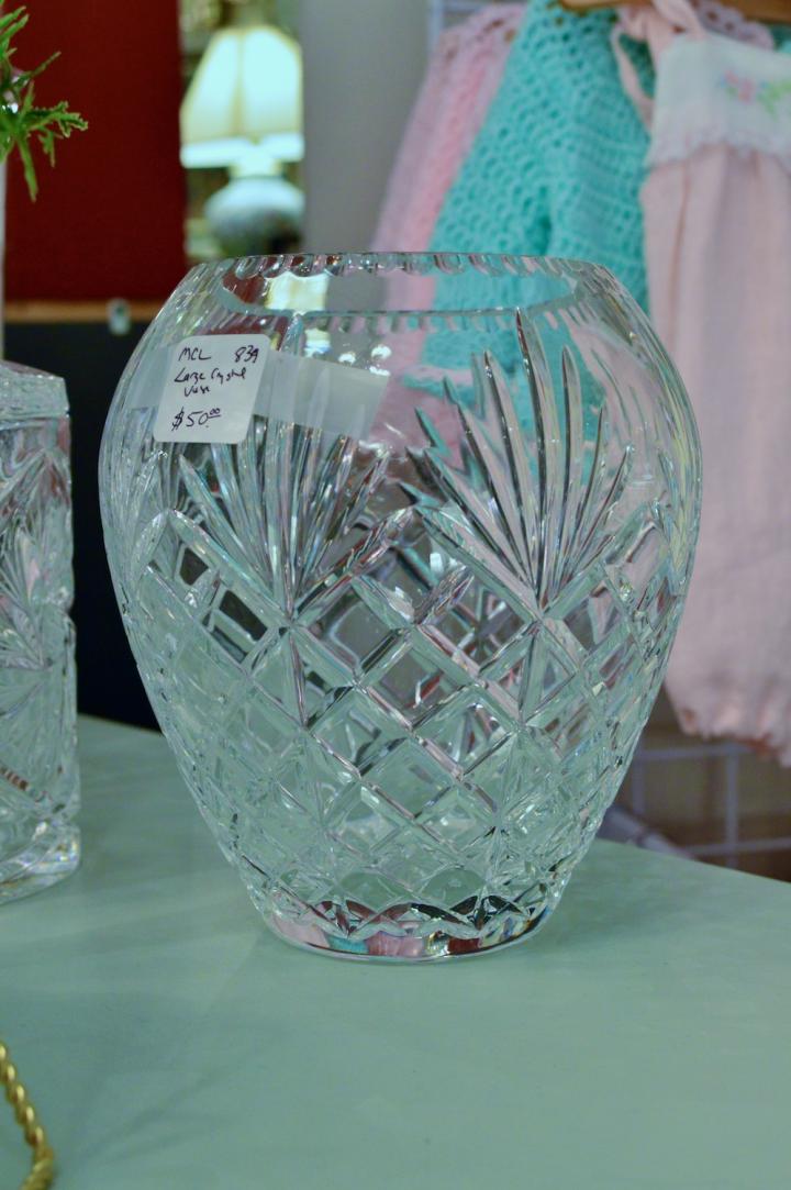 Shop Large crystal vase | Hunt & Gather