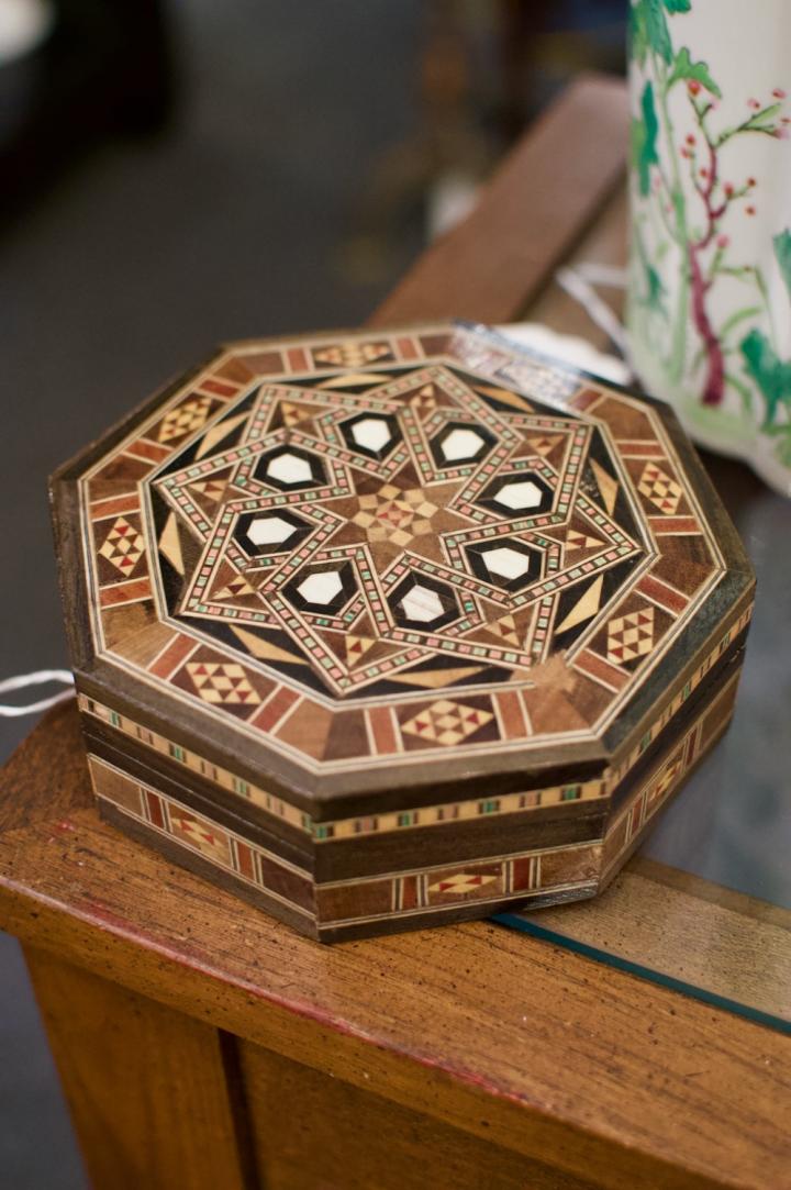 Vintage inlay box from Israel