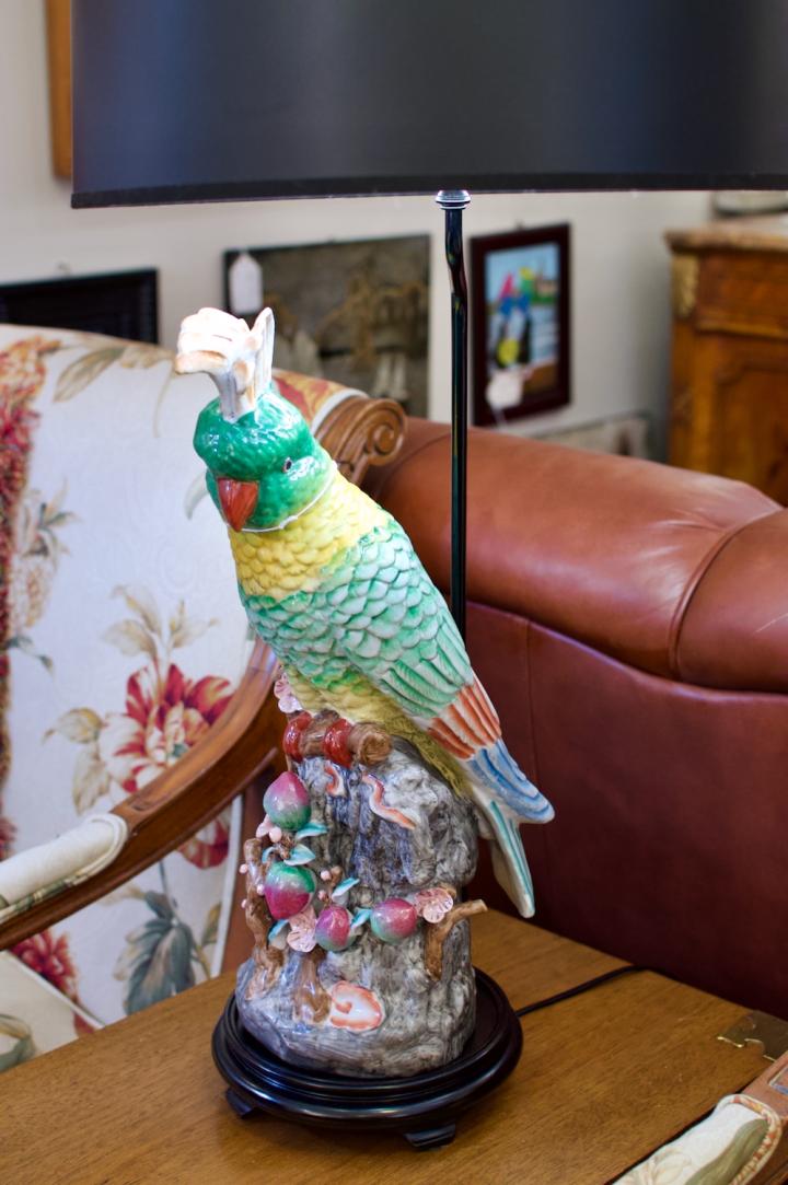 Shop Custom made ceramic parrot cocktail lamp | Hunt & Gather