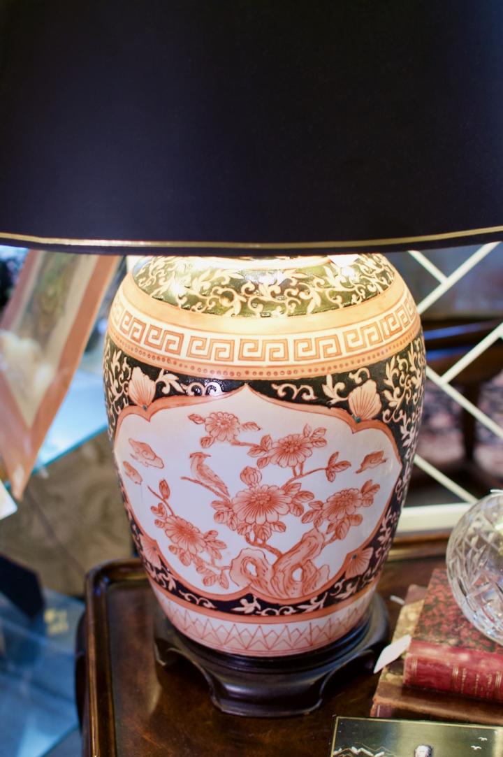 Shop Asian lamp w/ decorator shade | Hunt & Gather