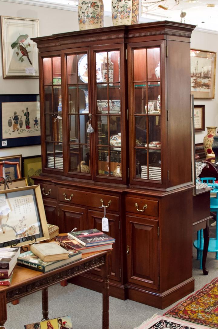 Shop Link Taylor mahogany china cabinet or library cabinet | Hunt & Gather