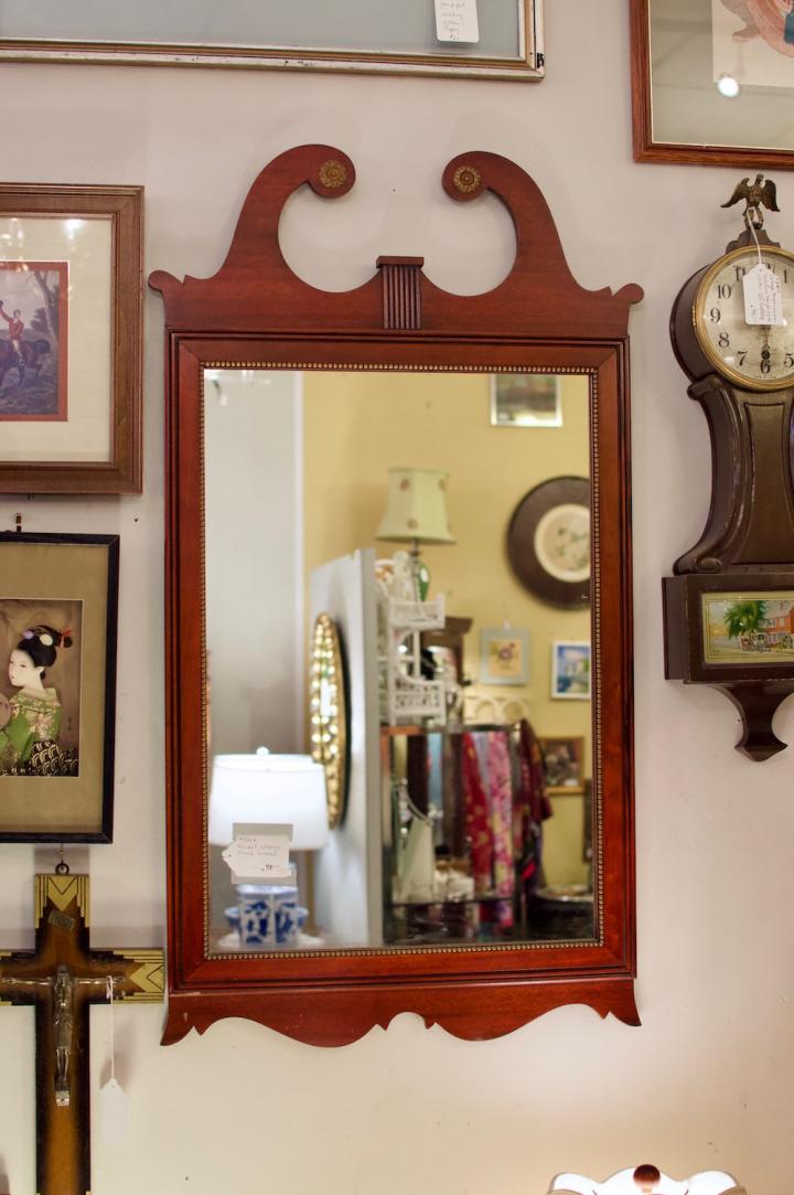 Shop Accent cherry wood mirror | Hunt & Gather