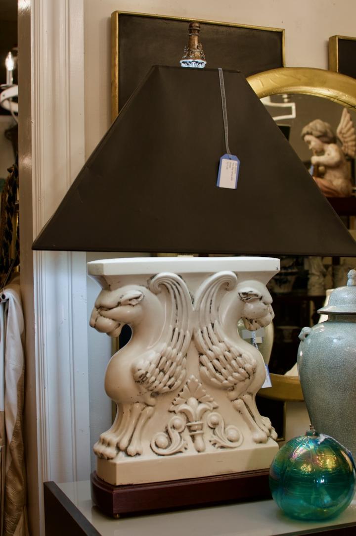 Shop Foo dog lamp w/ shade | Hunt & Gather