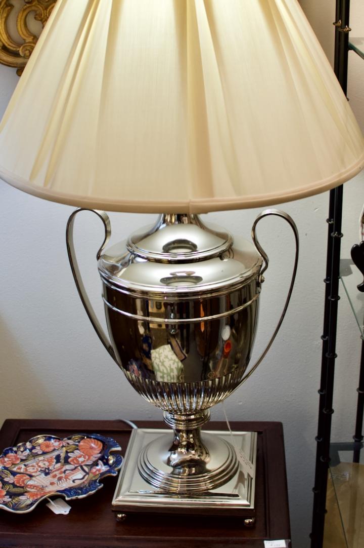 Shop Elegant silver lamp | Hunt & Gather