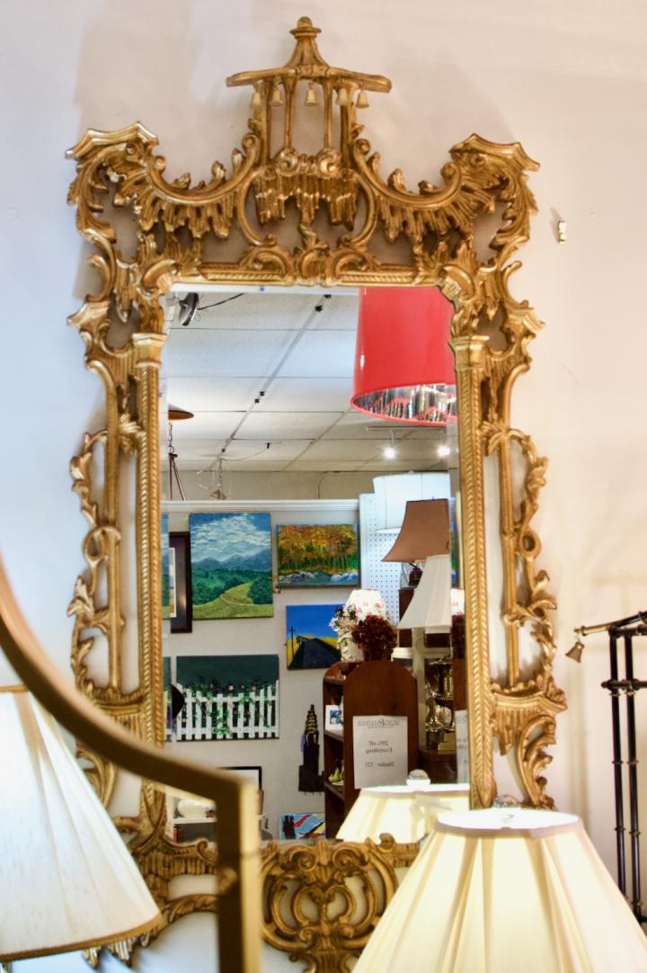 Shop Pagoda gilt mirror | Hunt & Gather