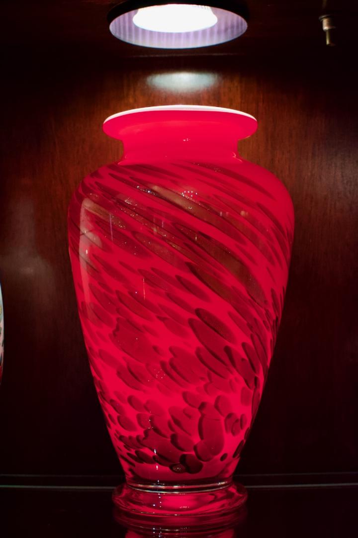 Shop Red art glass vase | Hunt & Gather