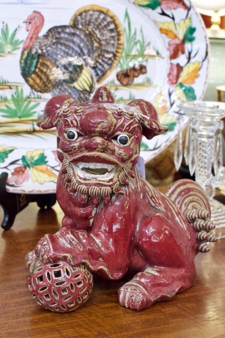Shop Large pottery foo dog | Hunt & Gather
