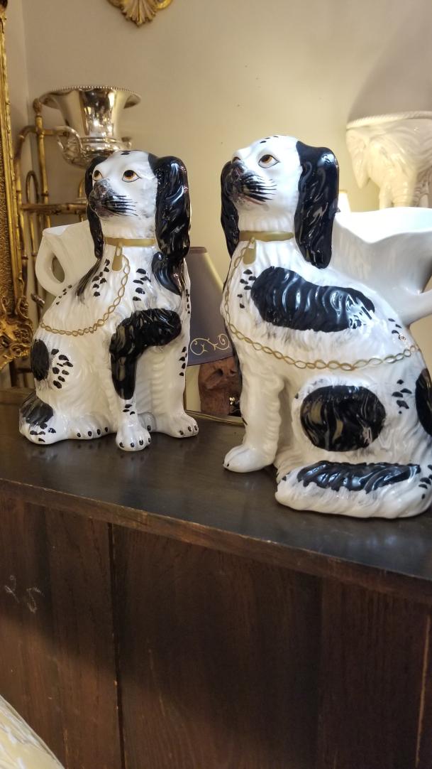 Shop Pair Chelsea House Staffordshire Dog Vases | Hunt & Gather