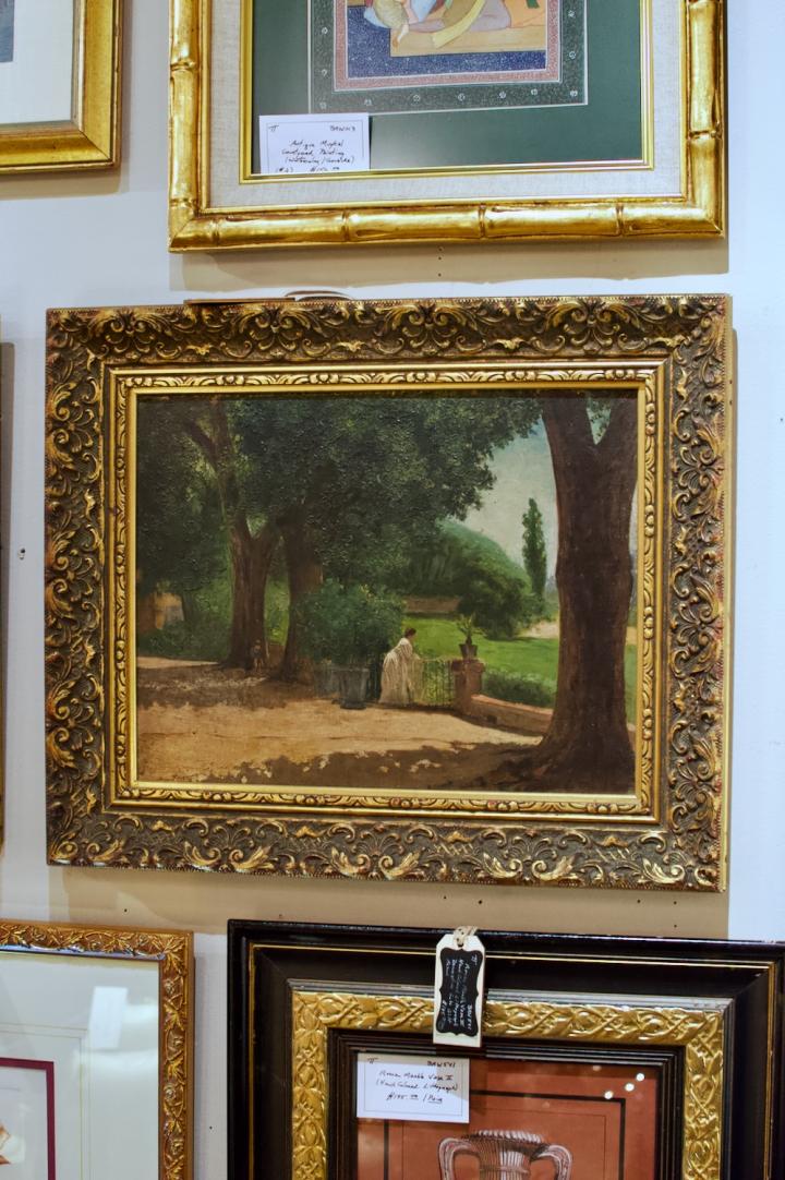 Shop Early impressionist landscape w/ 2 figures | Hunt & Gather