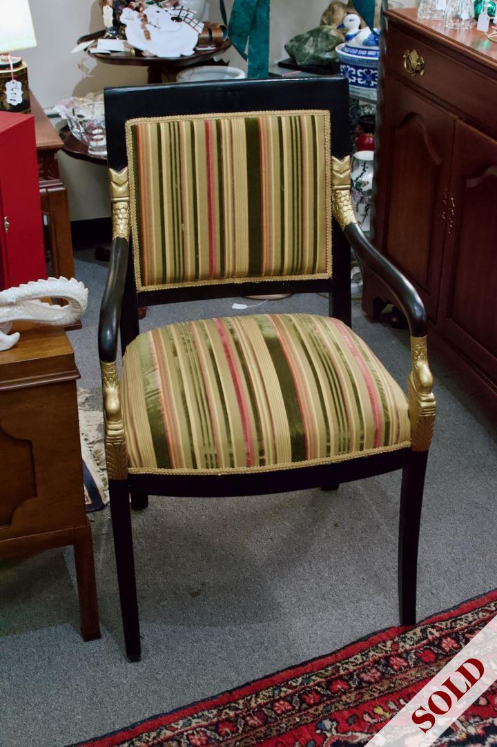 Shop Egyptian revival side chair (1 of pair) | Hunt & Gather