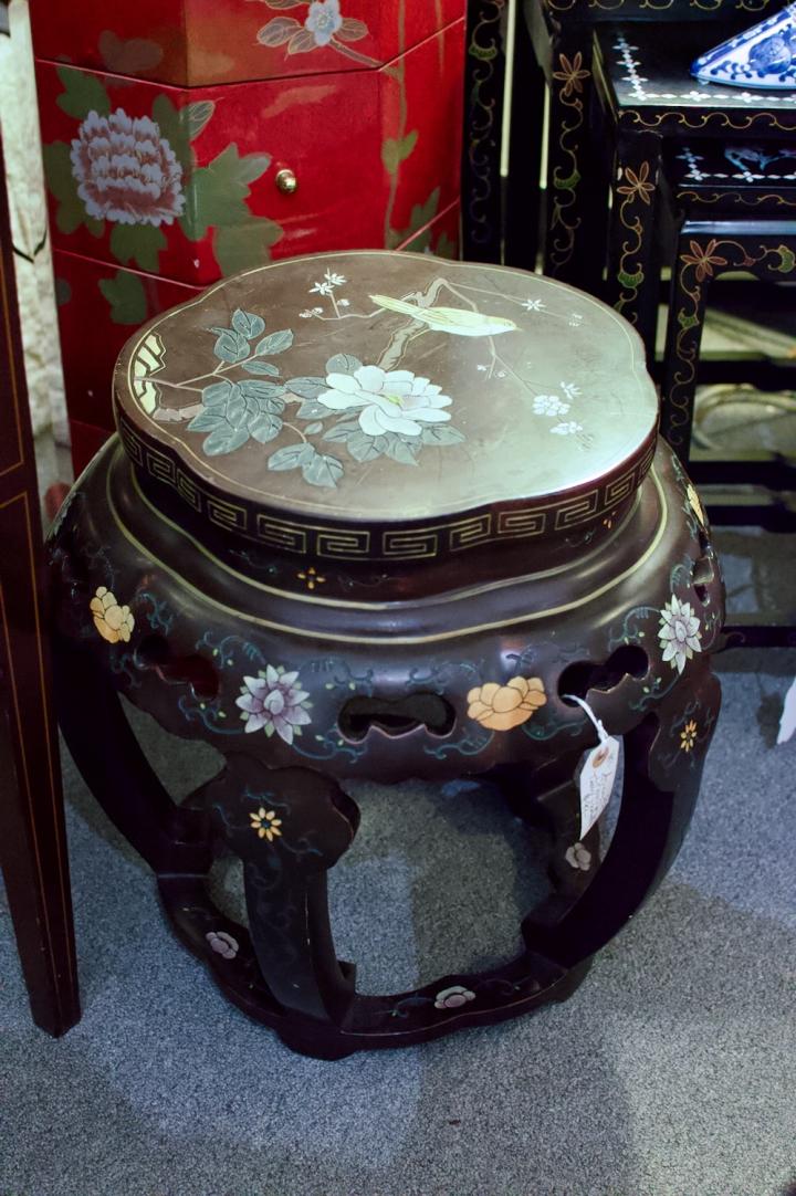 Shop Asian drum form table / pedestal | Hunt & Gather
