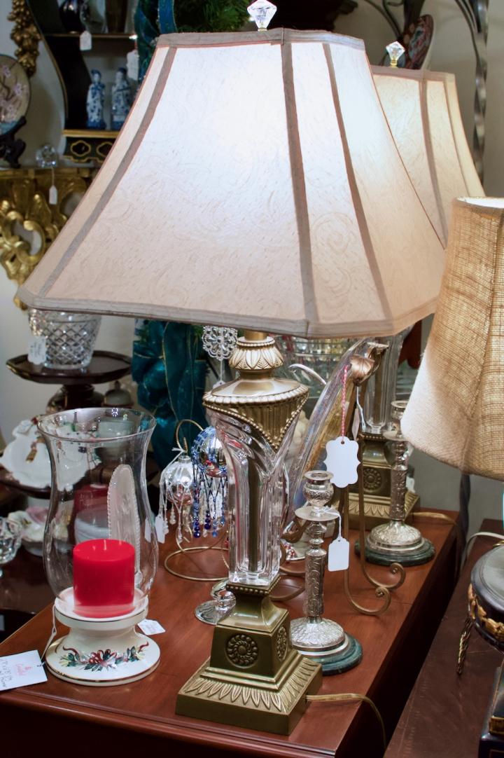 Shop Pair of crystal lamps | Hunt & Gather