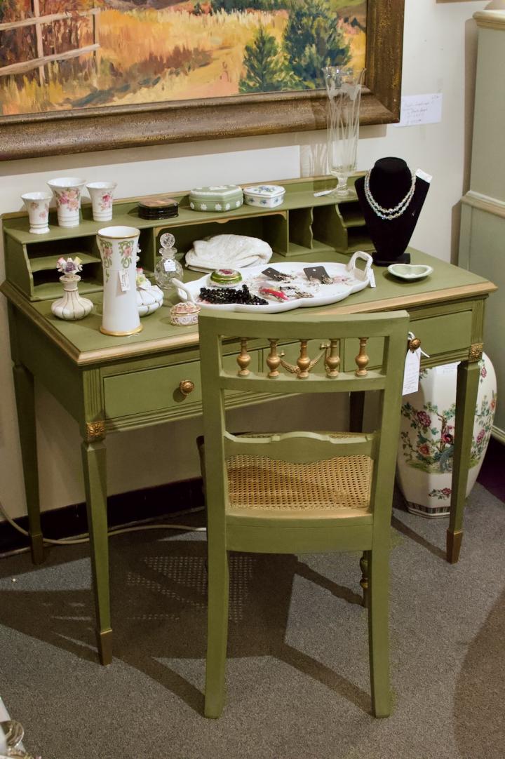 Shop Vintage desk by white furniture | Hunt & Gather