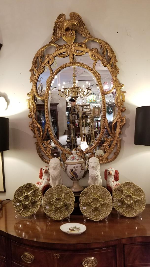 Shop Gilt Eagle topped Mirror | Hunt & Gather