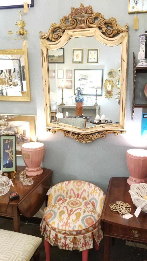Shop Large Vintage Carolina Mirror Company Mirror | Hunt & Gather