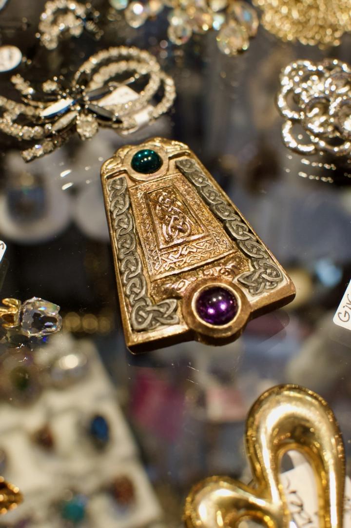 Shop Les Bernard jeweled brooch | Hunt & Gather