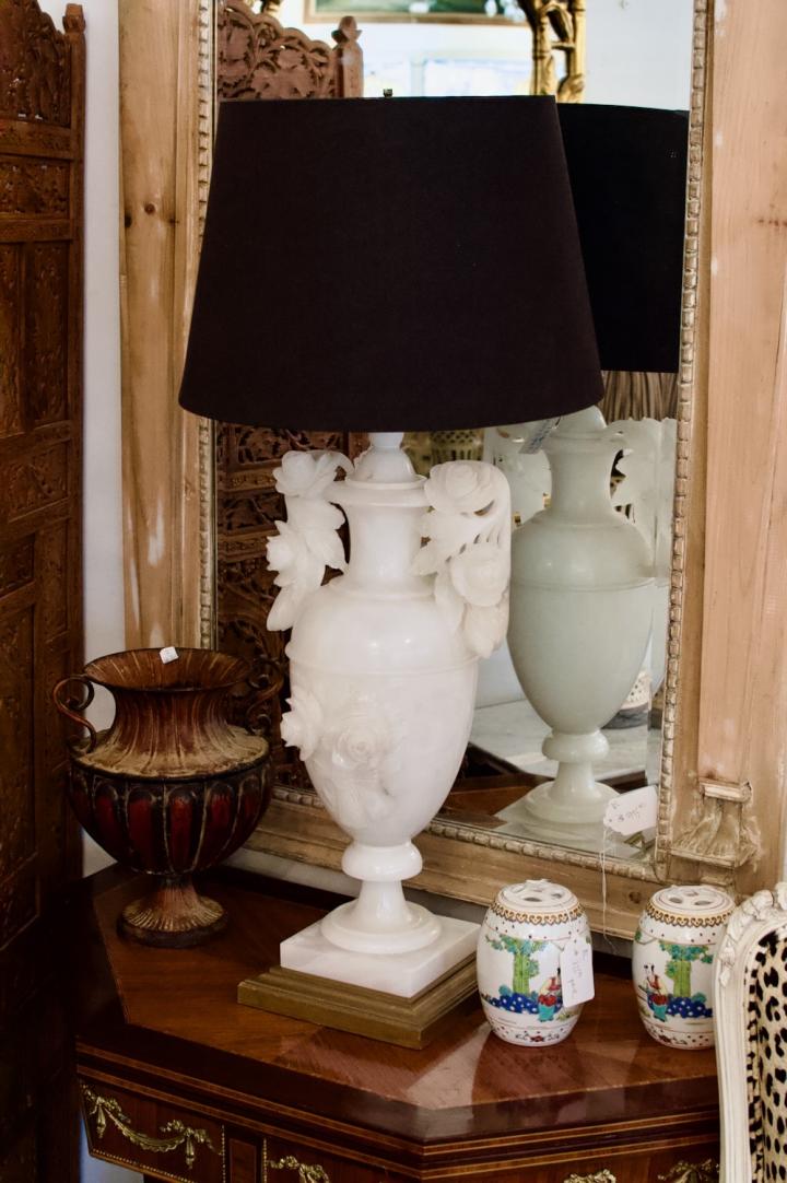 Shop Large alabaster lamp | Hunt & Gather