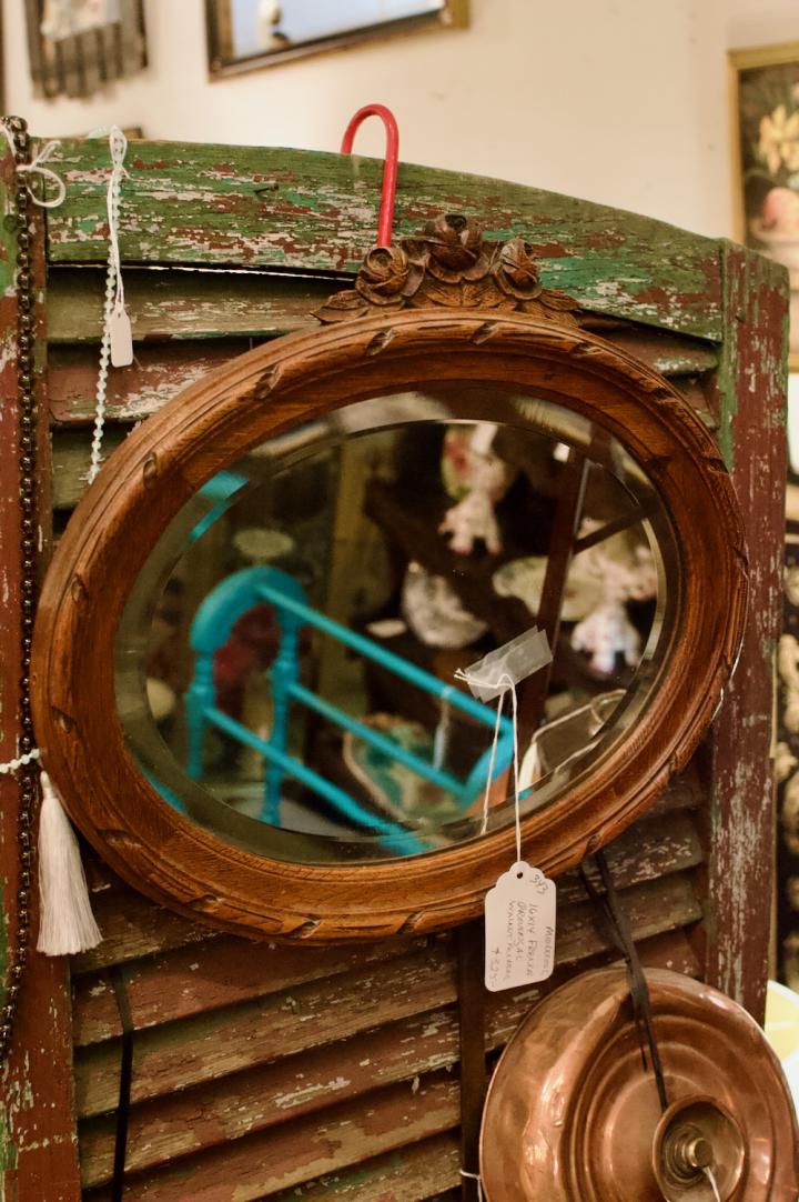 Shop French provincial walnut mirror | Hunt & Gather