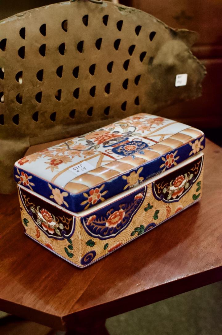Shop Colorful Asian lidded trinket box | Hunt & Gather