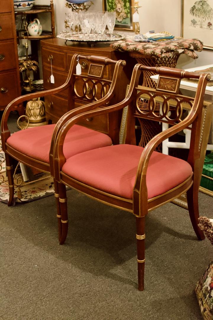 Shop Hickory chair co - Regency chair pair | Hunt & Gather