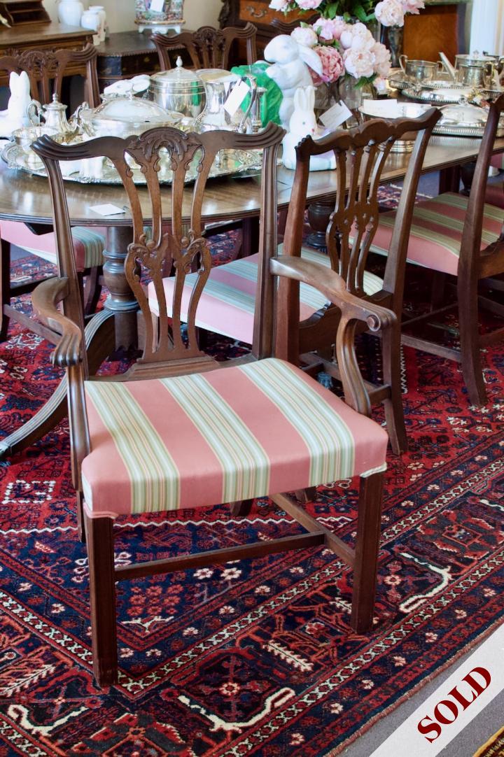 Shop Set of 8 mahogany chairs | Hunt & Gather