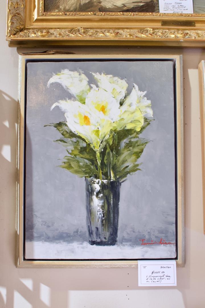 Shop Impressionist vase of Calla Lillies | Hunt & Gather