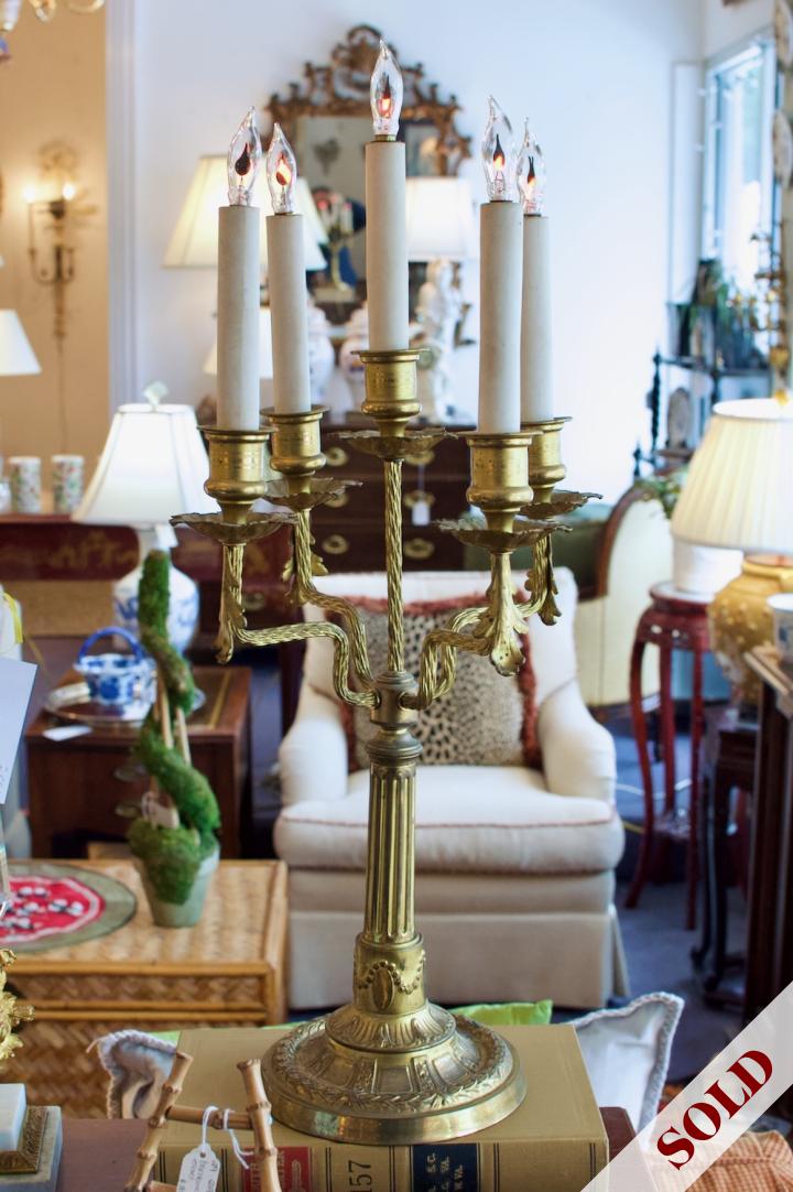 Shop Pair of gold lamps | Hunt & Gather
