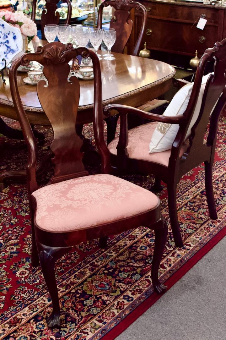 Shop Set of 6 council craftsman mahogany chairs | Hunt & Gather