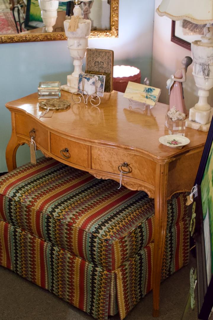 Shop Vintage Birds Eye maple desk | Hunt & Gather