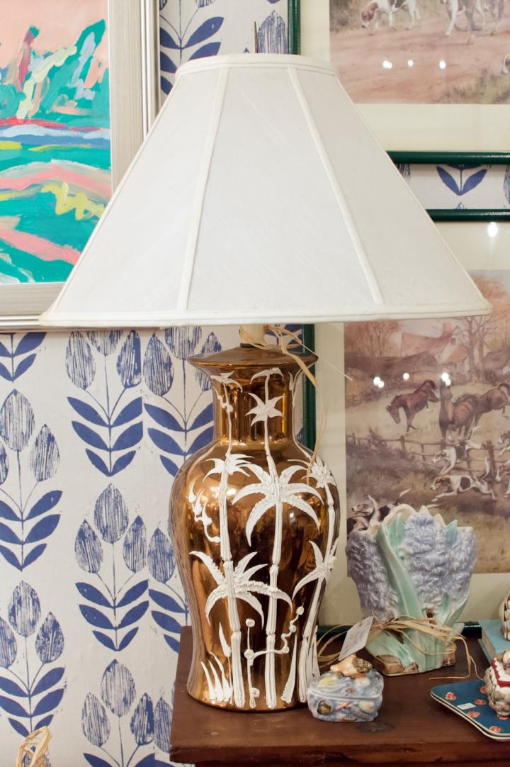Shop Mid century modern “Icing” palm lamp | Hunt & Gather