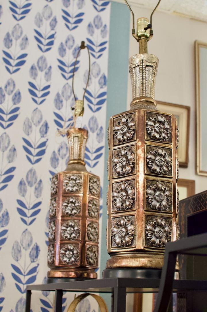Shop Pieri mid century modern Italian lamps pair | Hunt & Gather