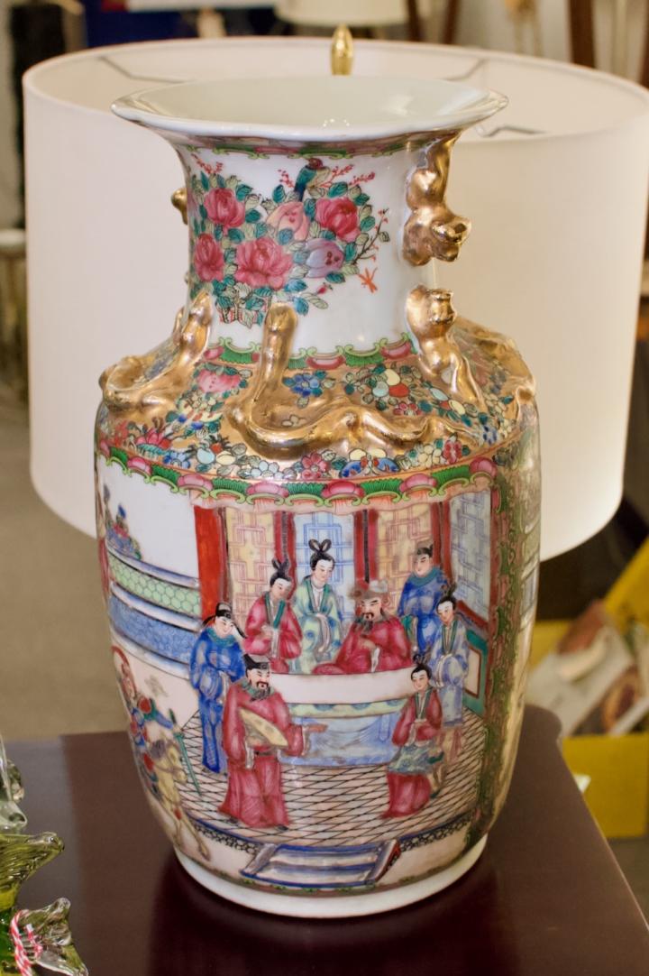 Shop Vintage Famille Rose vase | Hunt & Gather
