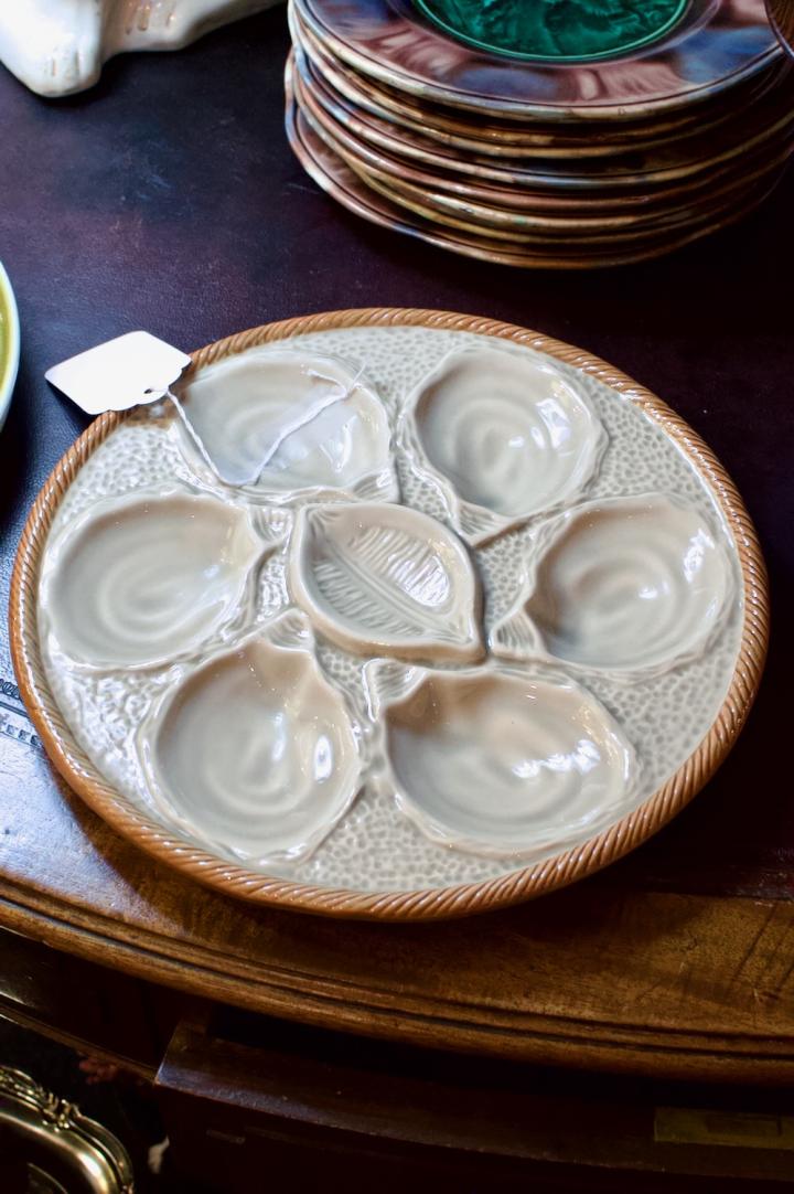 Shop Vintage French oyster plate | Hunt & Gather