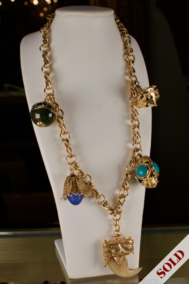 Shop 18K & 14K gold charm necklace | Hunt & Gather