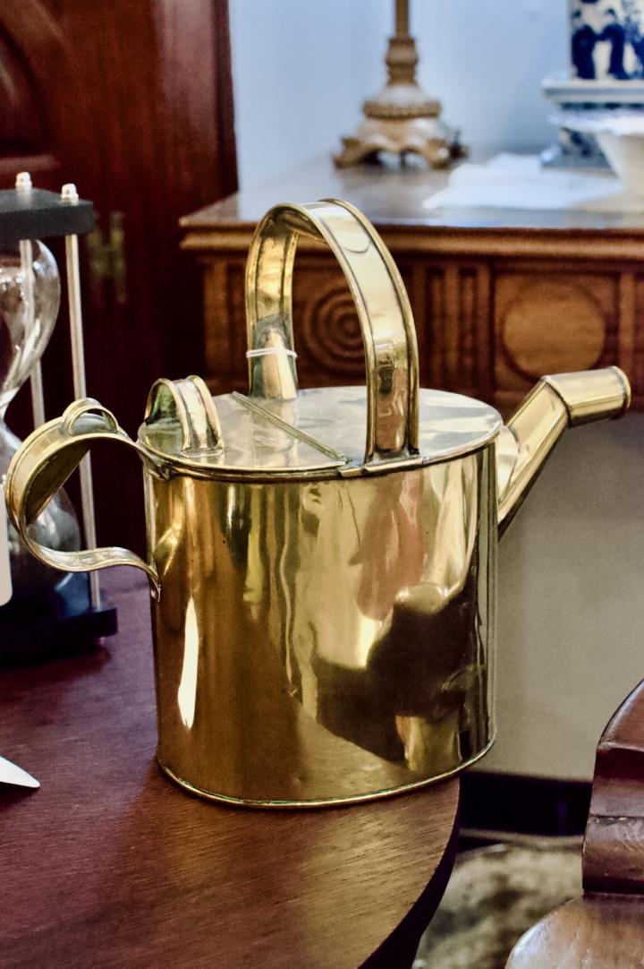 Shop Victorian brass watering can from England | Hunt & Gather