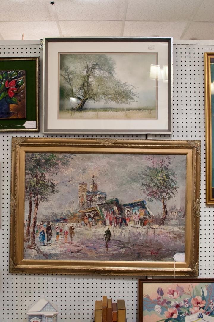 Shop Large French scene painting | Hunt & Gather