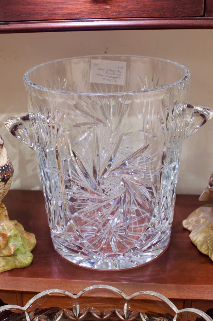 Shop Cut crystal large ice bucket/champagne cooler | Hunt & Gather