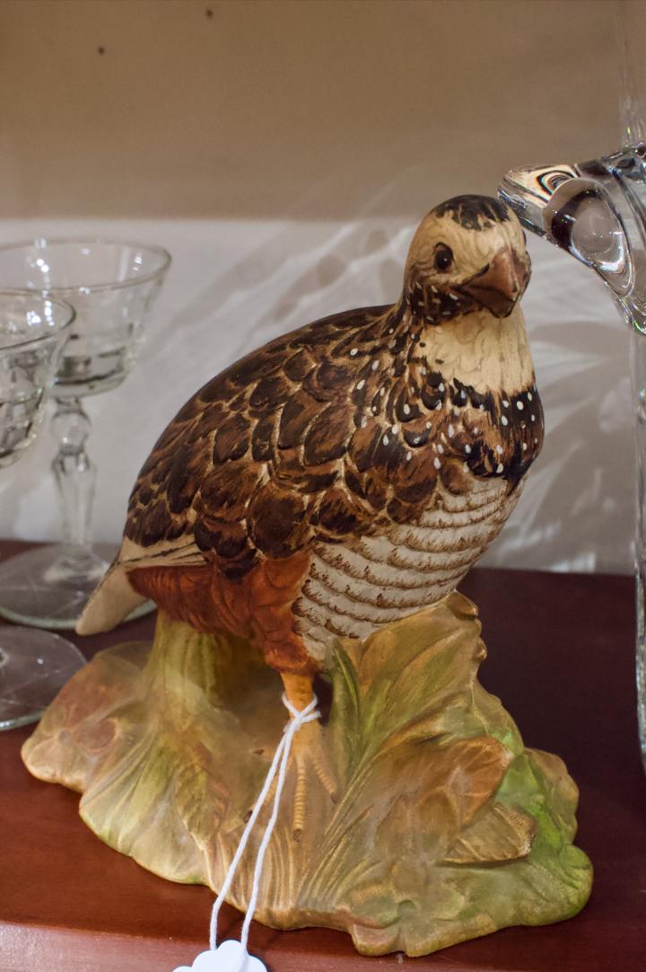 Shop Ceramic painted quail – one of pair | Hunt & Gather