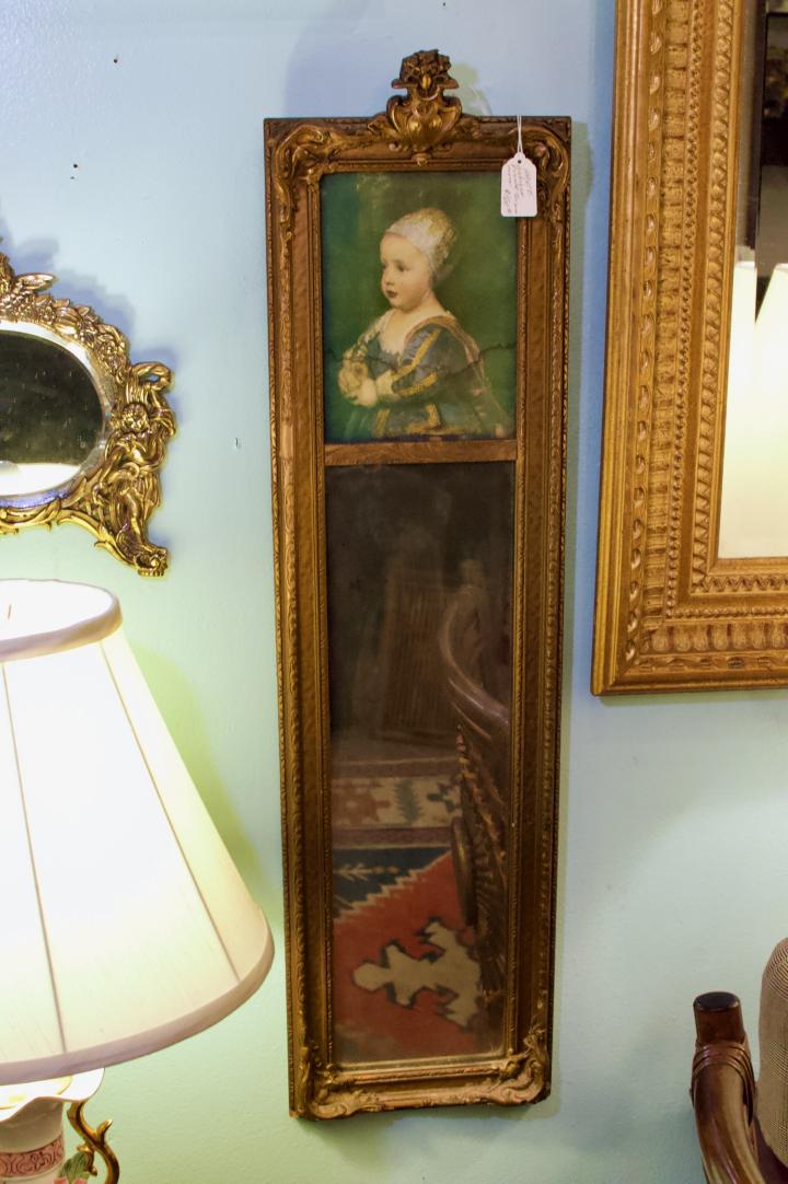 Shop Antique French Trumeau mirror | Hunt & Gather
