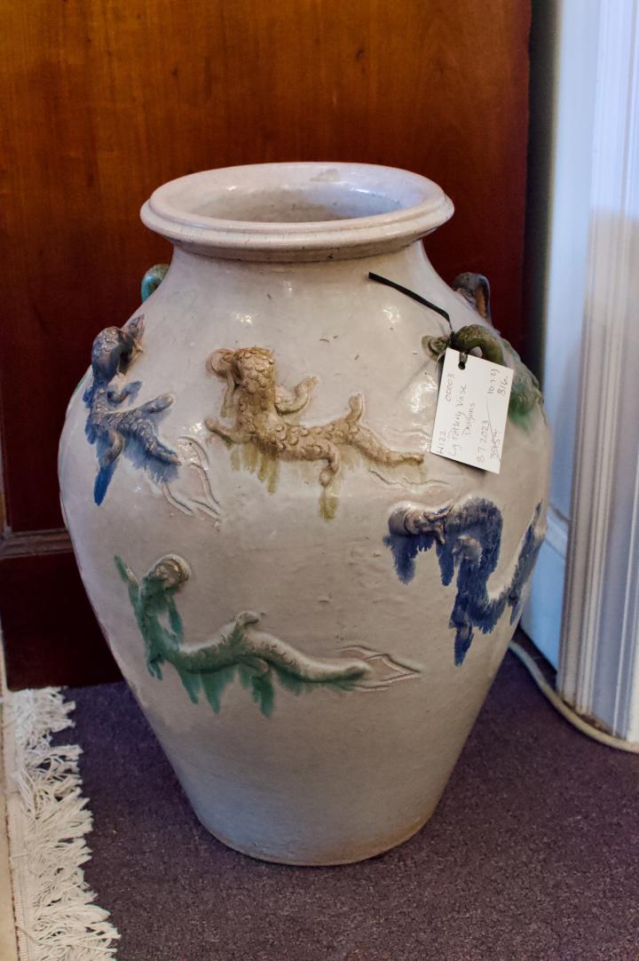 Shop Large pottery vase - dragons | Hunt & Gather