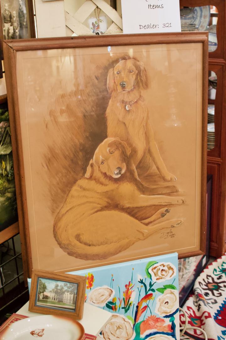 Shop 2 dogs in pencil - art | Hunt & Gather