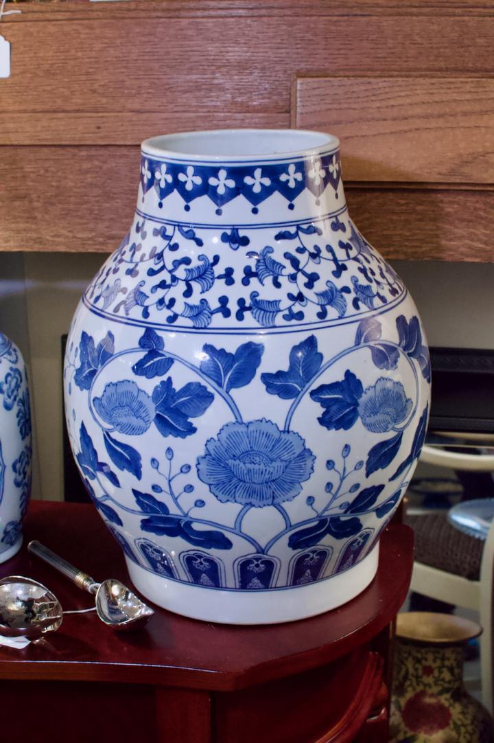 Shop Blue & white vase | Hunt & Gather
