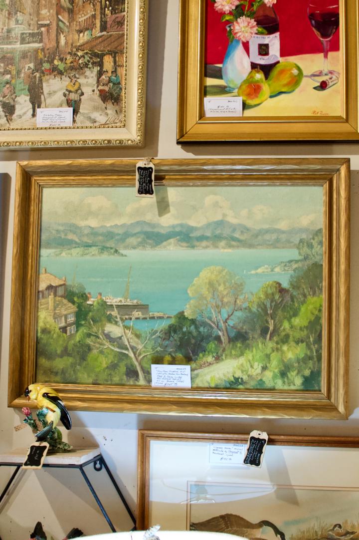 Shop “View from Tinakori hill” oil on board (1947) | Hunt & Gather